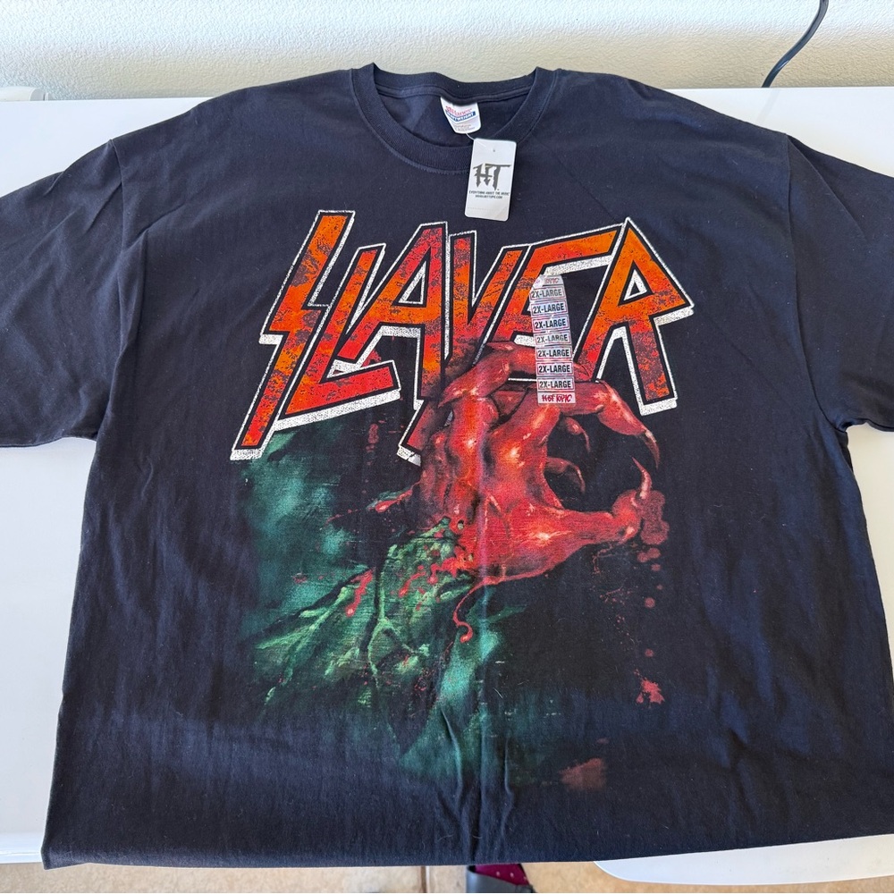 Hanes Black Slayer Graphic Tee, NWT
